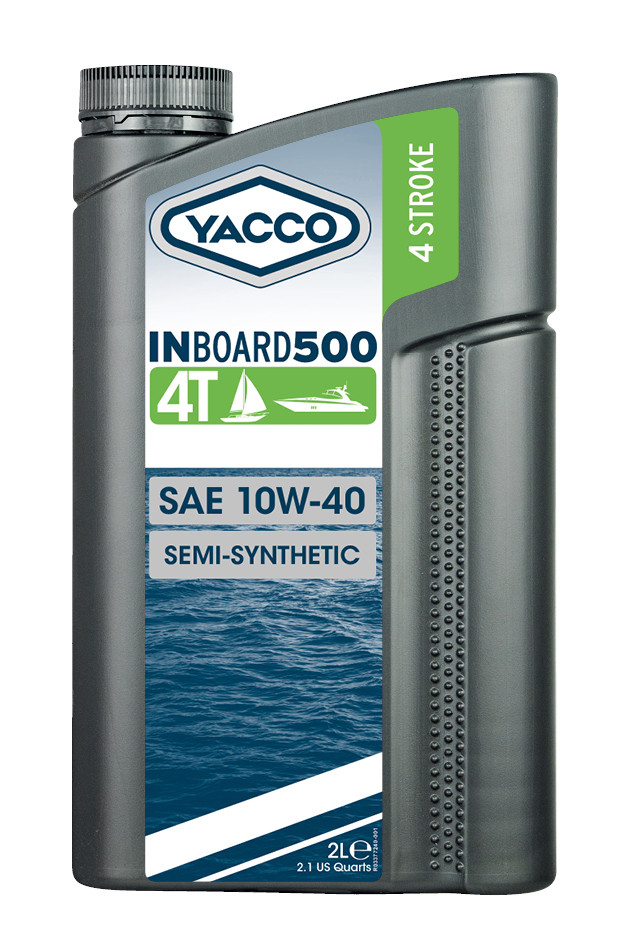 Масло моторное YACCO INBOARD 500 4T 10W40 (2 L)